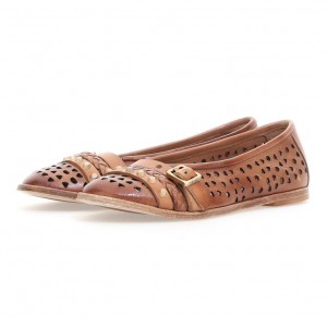 A.S.98 Jakki Ženske flat shoes Smeđe | HR-23495-OYFT