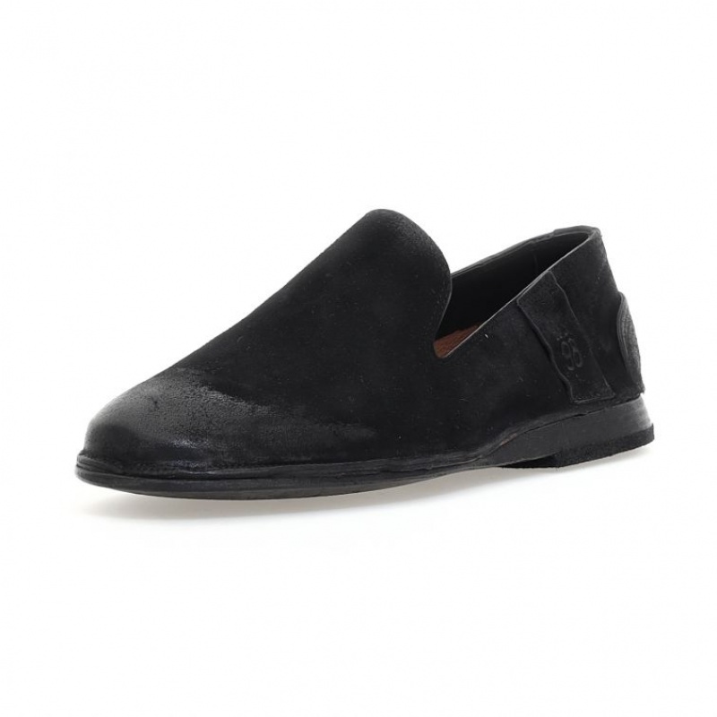 A.S.98 Alberic Muške flat shoes Crne | HR-28165-XYDJ