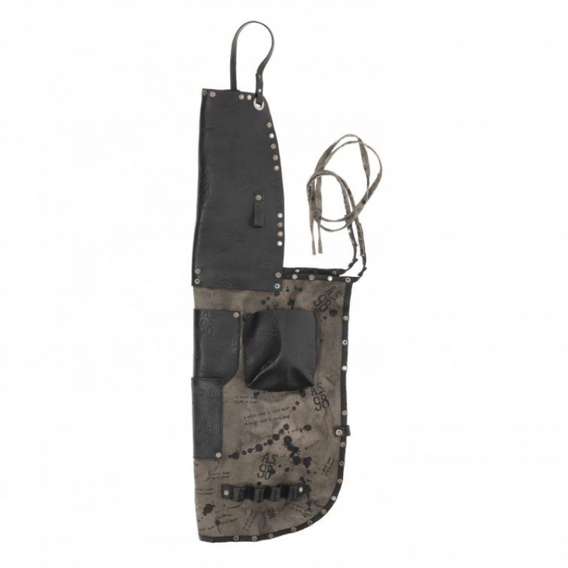 A.S.98 Apron Darin Unisex Torbe Crne | HR-82056-EUCA