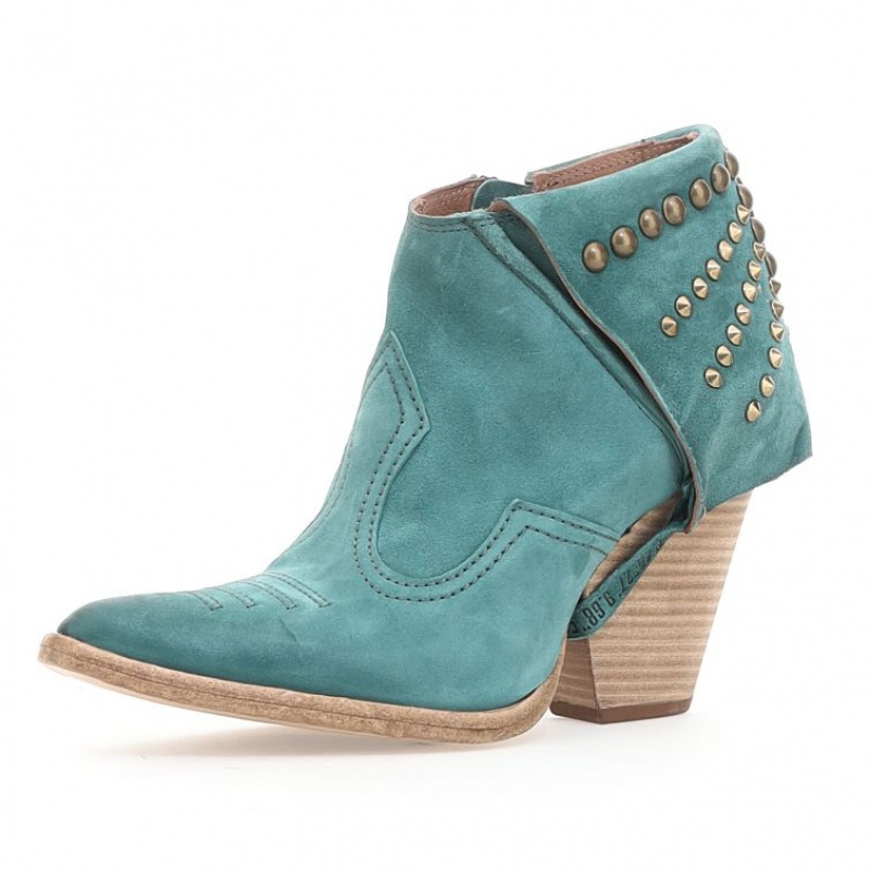 A.S.98 Blondie Ženske Ankle boots Zelene | HR-57698-QGTX