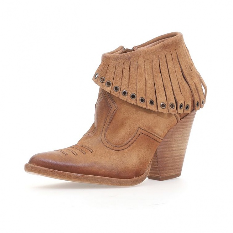 A.S.98 Brigit Ženske Ankle boots Žute | HR-38056-CJBW