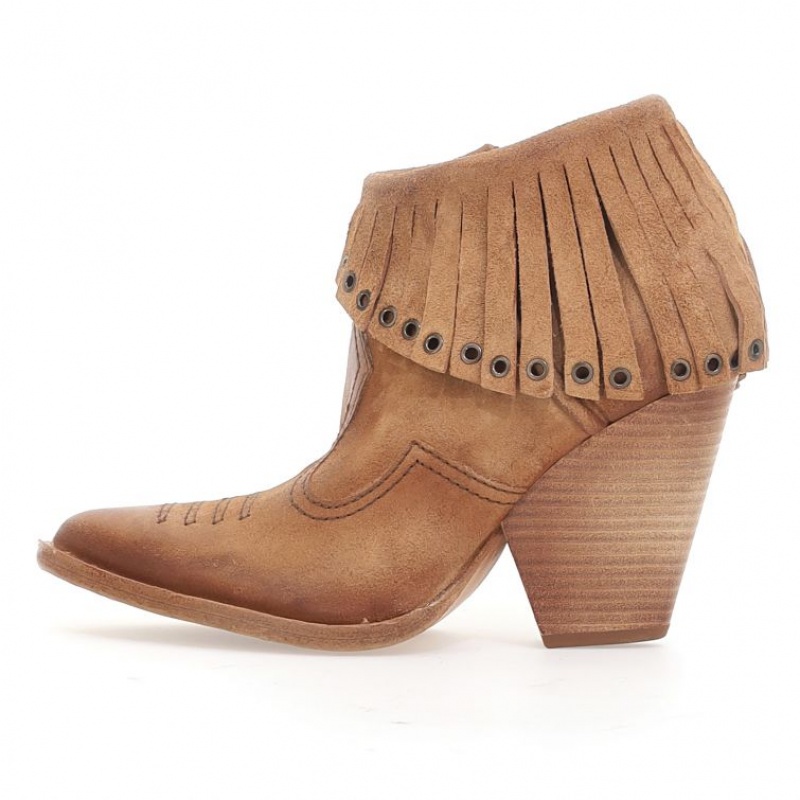 A.S.98 Brigit Ženske Ankle boots Žute | HR-38056-CJBW