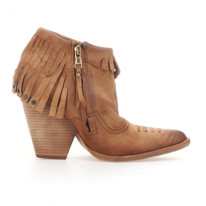 A.S.98 Brigit Ženske Ankle boots Žute | HR-38056-CJBW