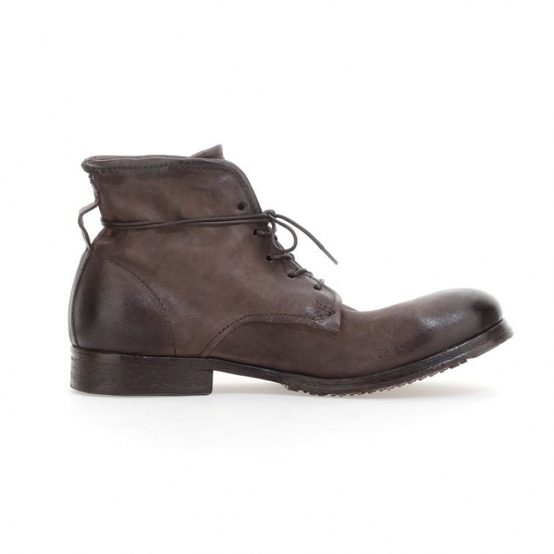 A.S.98 Chad Muške Ankle boots Čokoladne | HR-12635-BMTS