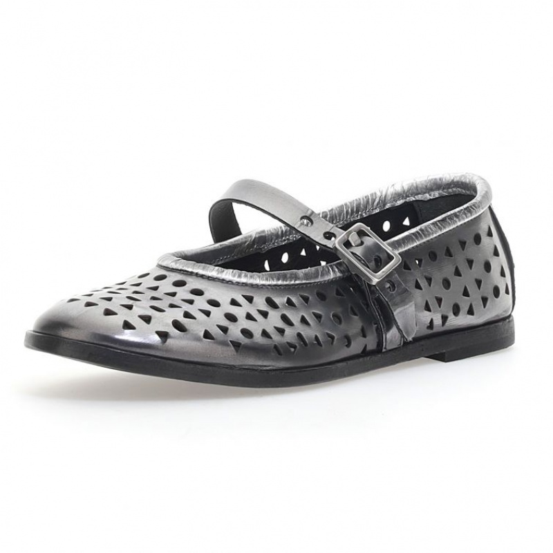 A.S.98 Jacaline Ženske flat shoes Titanium | HR-70582-BLYT