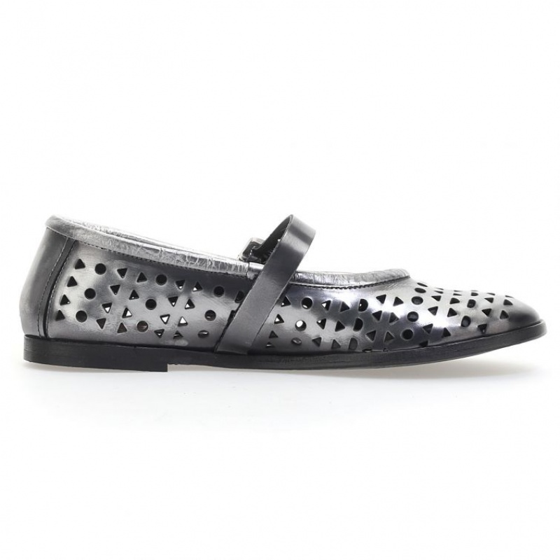 A.S.98 Jacaline Ženske flat shoes Titanium | HR-70582-BLYT