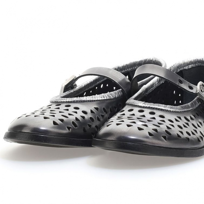 A.S.98 Jacaline Ženske flat shoes Titanium | HR-70582-BLYT