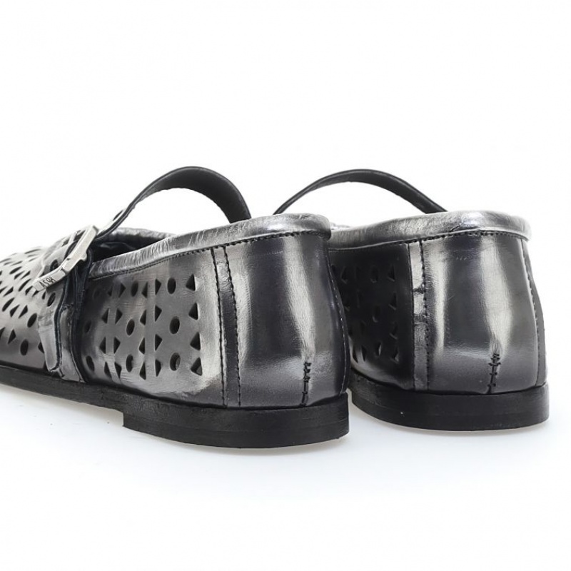 A.S.98 Jacaline Ženske flat shoes Titanium | HR-70582-BLYT