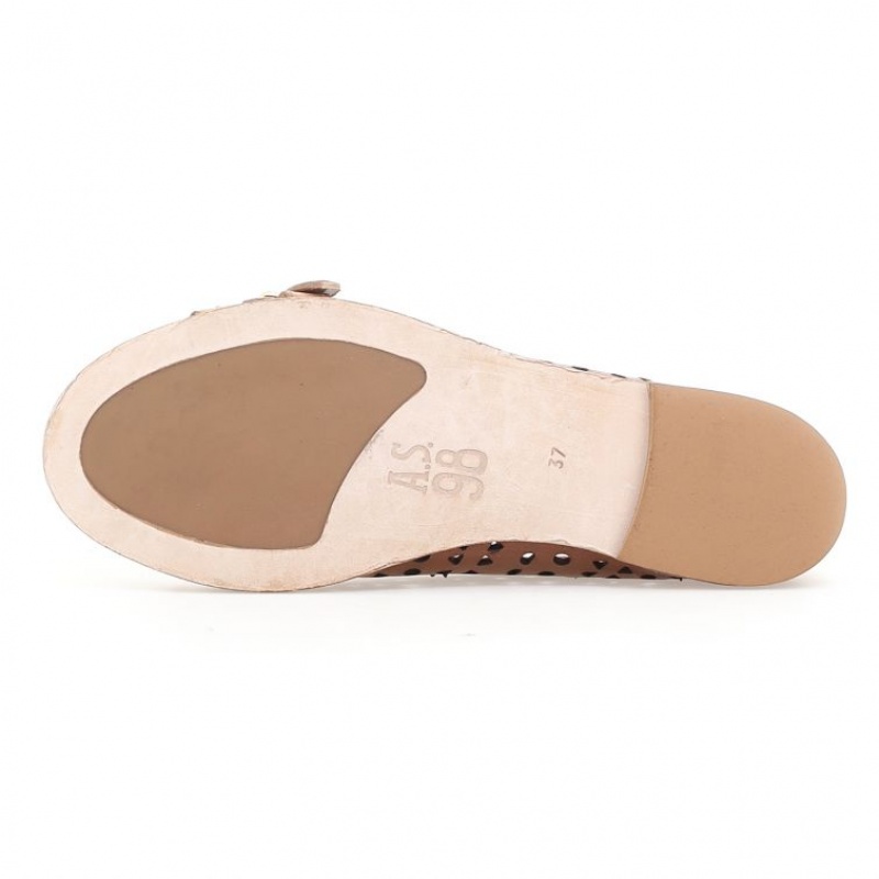 A.S.98 Jakki Ženske flat shoes Smeđe | HR-23495-OYFT