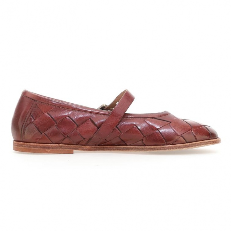 A.S.98 Janae Ženske flat shoes Bordo | HR-90138-YVDN