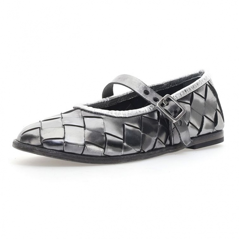 A.S.98 Janae Ženske flat shoes Titanium | HR-78359-CGRN