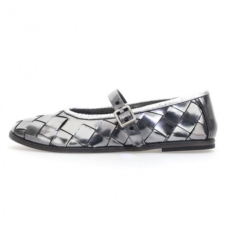 A.S.98 Janae Ženske flat shoes Titanium | HR-78359-CGRN