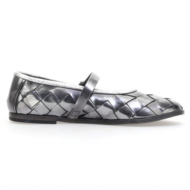 A.S.98 Janae Ženske flat shoes Titanium | HR-78359-CGRN