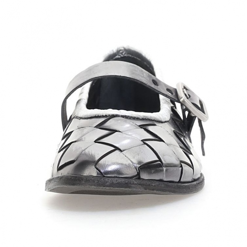 A.S.98 Janae Ženske flat shoes Titanium | HR-78359-CGRN