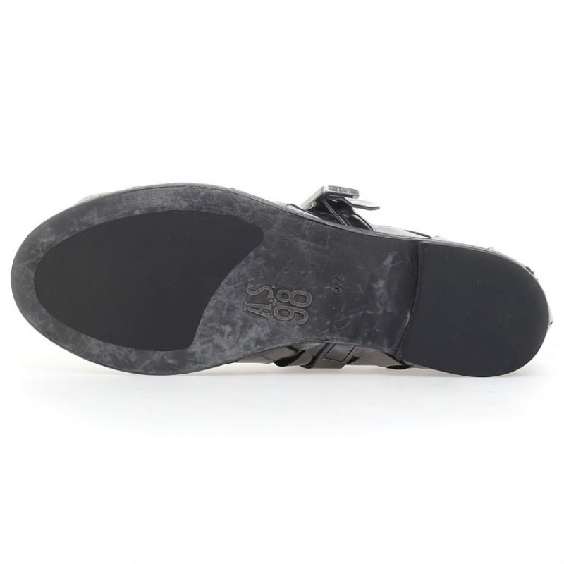 A.S.98 Janae Ženske flat shoes Titanium | HR-78359-CGRN