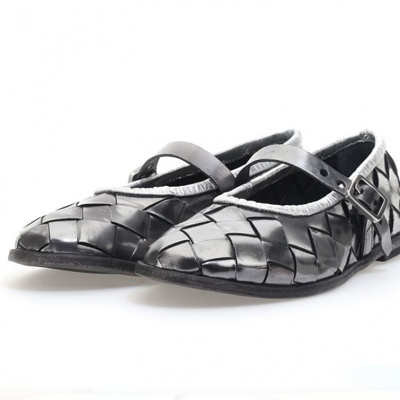 A.S.98 Janae Ženske flat shoes Titanium | HR-78359-CGRN