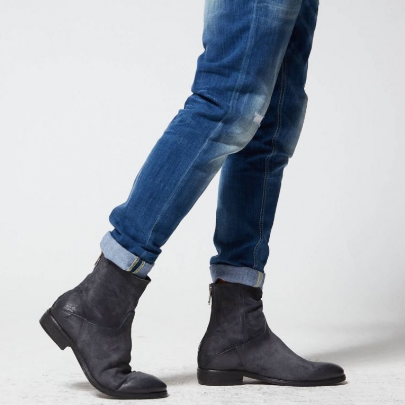 A.S.98 Mason Muške Ankle boots Crne | HR-74536-IHXK