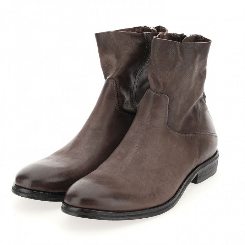 A.S.98 Mason Muške Ankle boots Čokoladne | HR-69350-PQZX