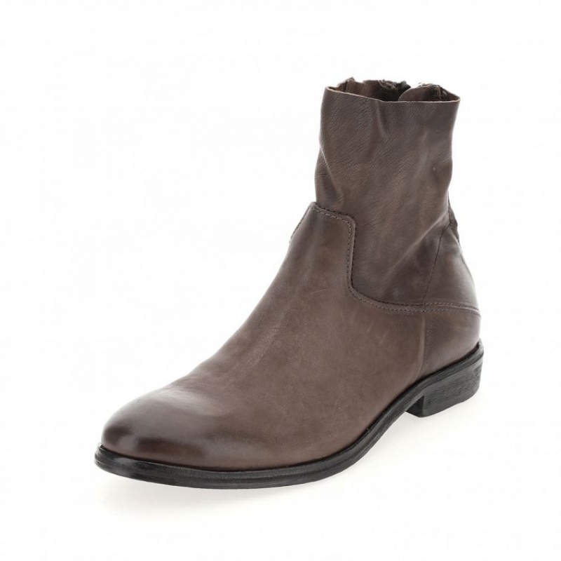 A.S.98 Mason Muške Ankle boots Čokoladne | HR-69350-PQZX