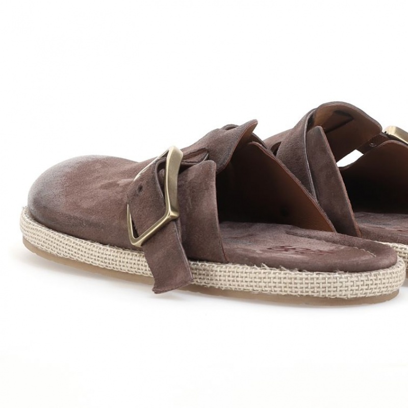 A.S.98 Mules Mike Muške flat shoes Smeđe | HR-03216-NWFA