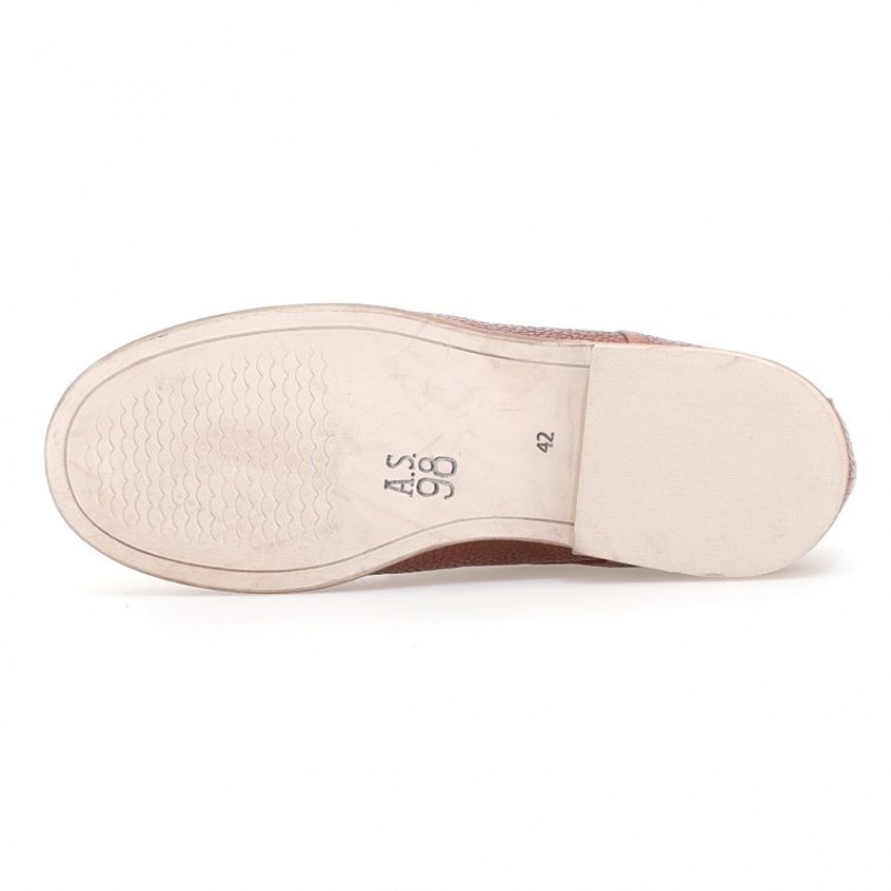 A.S.98 Oberon Muške flat shoes Smeđe | HR-14952-FBOK