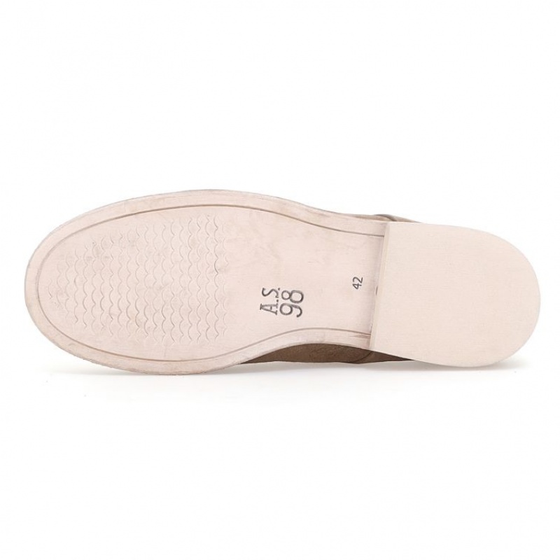 A.S.98 Oberon Muške flat shoes Svijetlo Smeđe | HR-62354-SZRJ