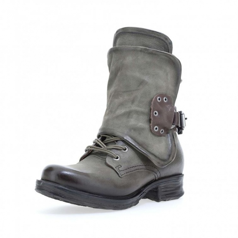 A.S.98 Saintec 259211 Ženske Ankle boots Zelene | HR-79152-MZHU