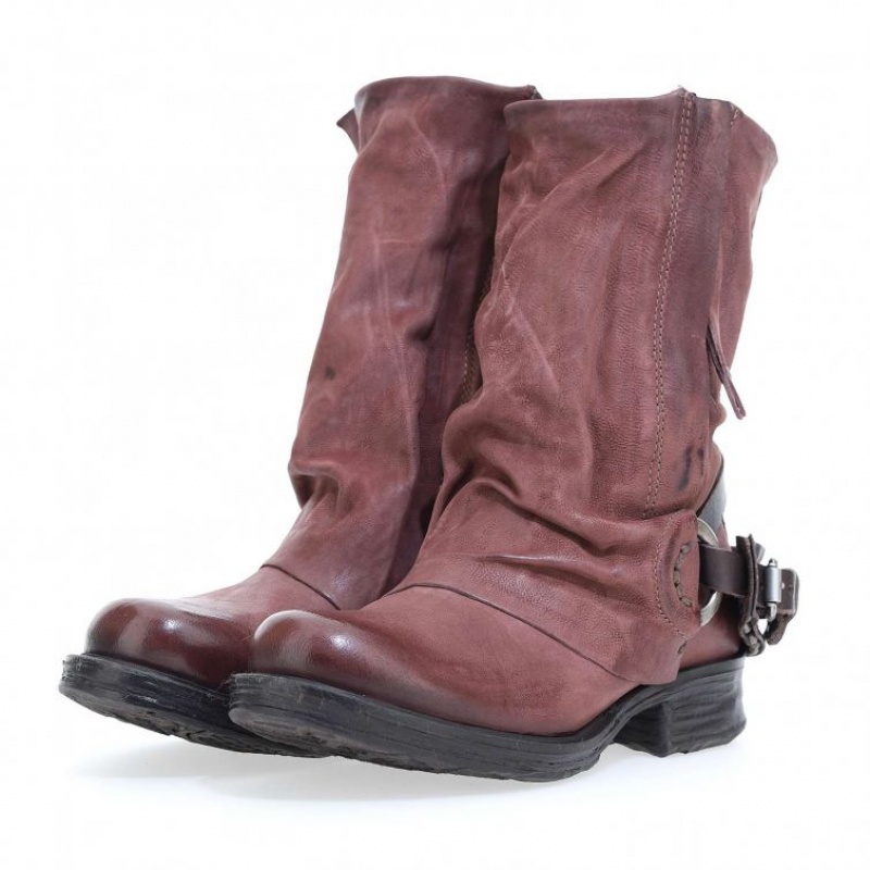 A.S.98 Saintec 259214 Ženske Ankle boots Crvene | HR-38291-INHK