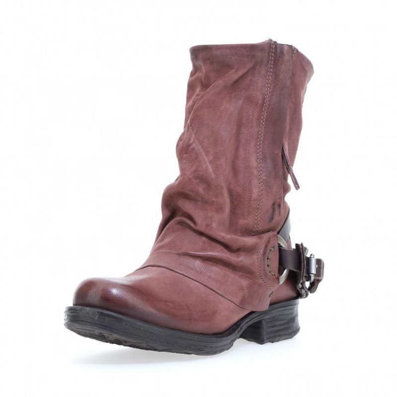 A.S.98 Saintec 259214 Ženske Ankle boots Crvene | HR-38291-INHK