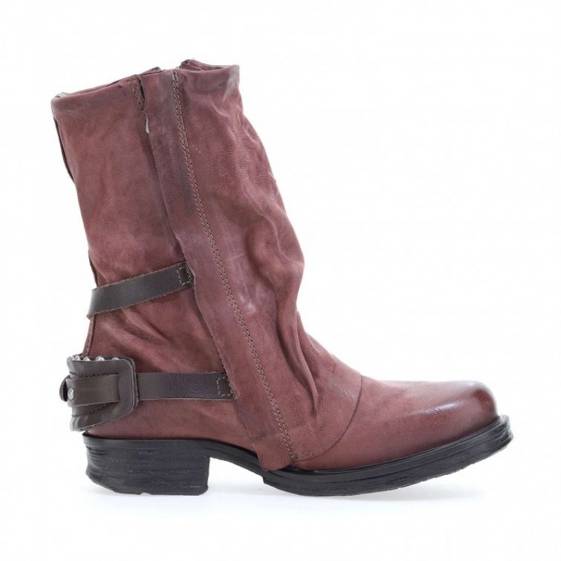 A.S.98 Saintec 259214 Ženske Ankle boots Crvene | HR-38291-INHK