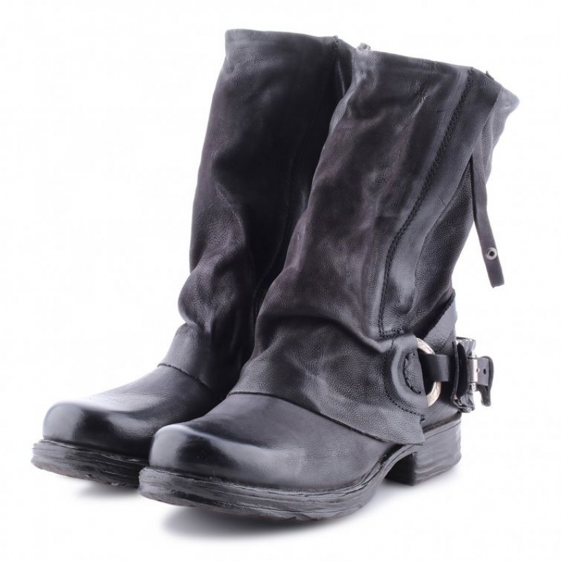 A.S.98 Saintec 259214 Ženske Ankle boots Crne | HR-29538-XFWV