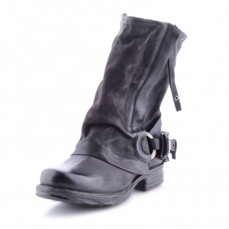 A.S.98 Saintec 259214 Ženske Ankle boots Crne | HR-29538-XFWV