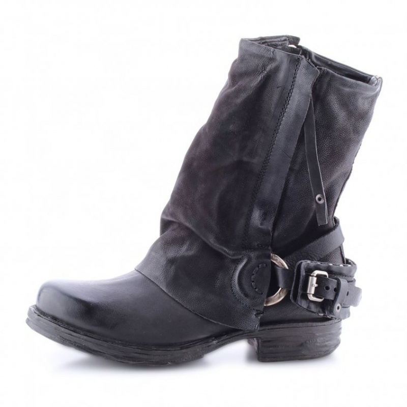 A.S.98 Saintec 259214 Ženske Ankle boots Crne | HR-29538-XFWV