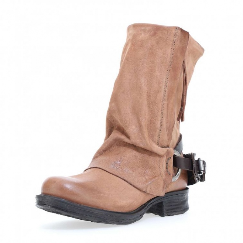 A.S.98 Saintec 259214 Ženske Ankle boots Kaki Boja | HR-46375-TRAM