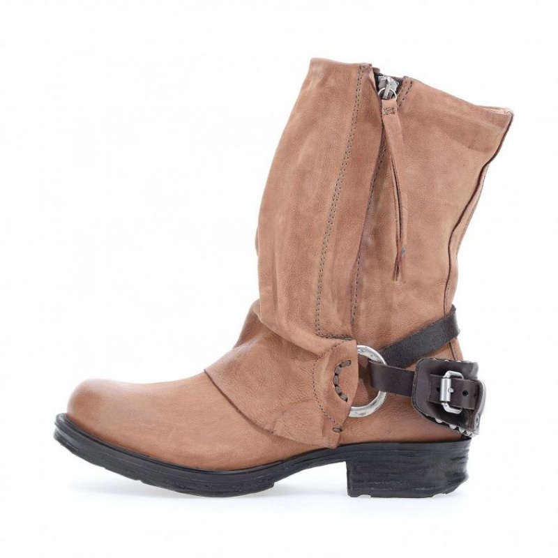 A.S.98 Saintec 259214 Ženske Ankle boots Kaki Boja | HR-46375-TRAM