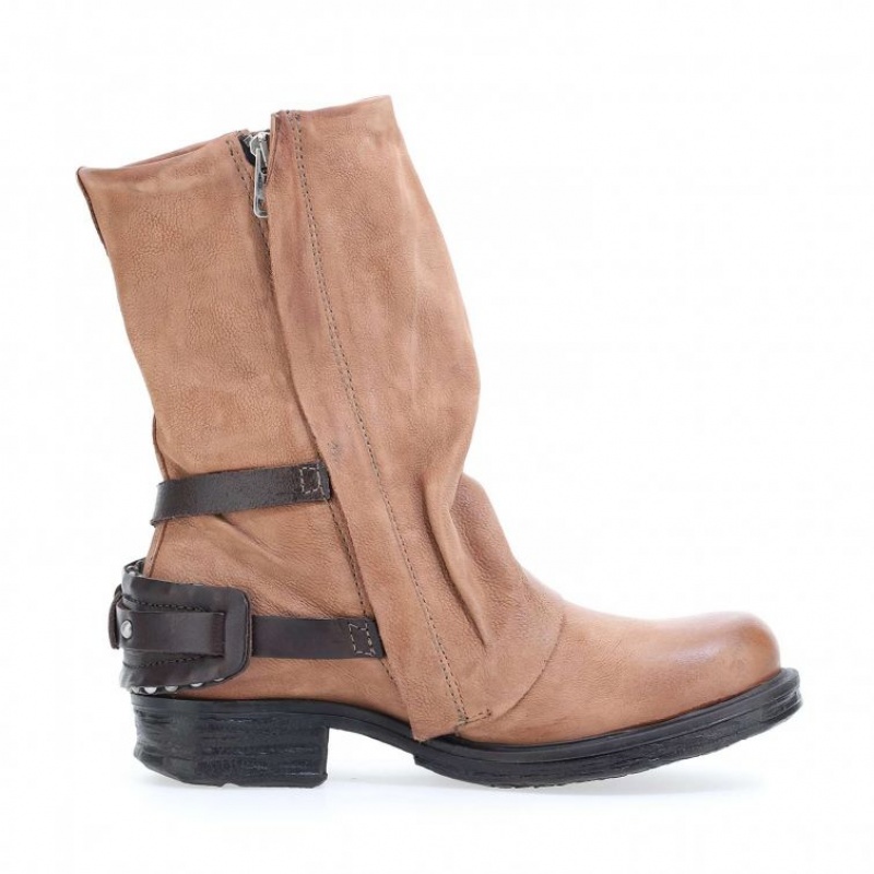 A.S.98 Saintec 259214 Ženske Ankle boots Kaki Boja | HR-46375-TRAM