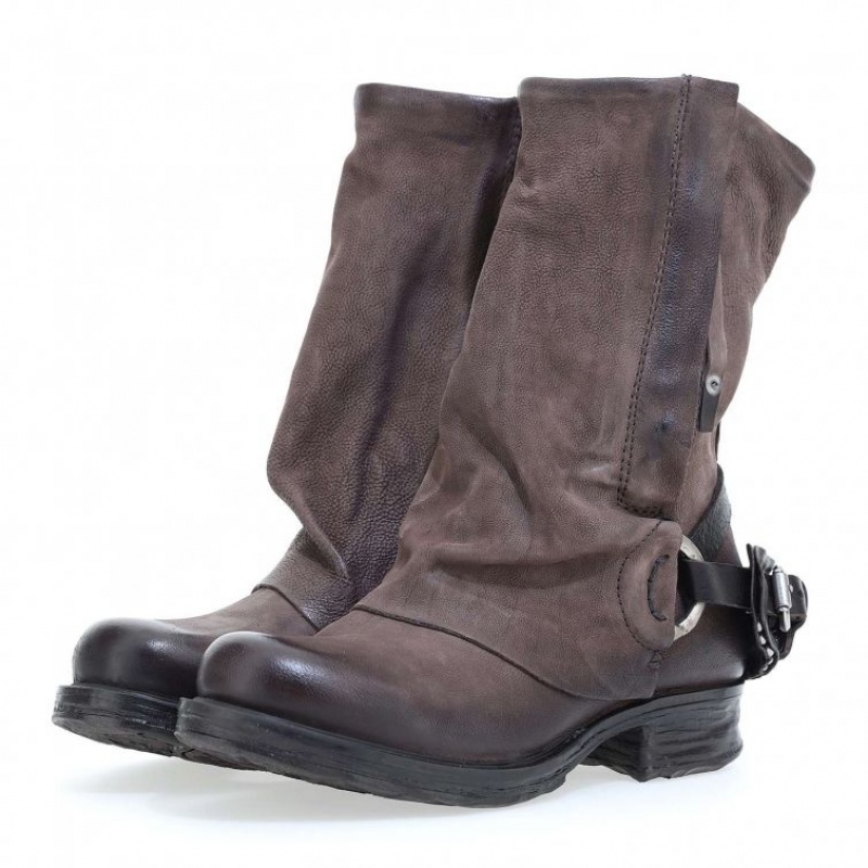 A.S.98 Saintec 259214 Ženske Ankle boots Čokoladne | HR-26958-NSXP