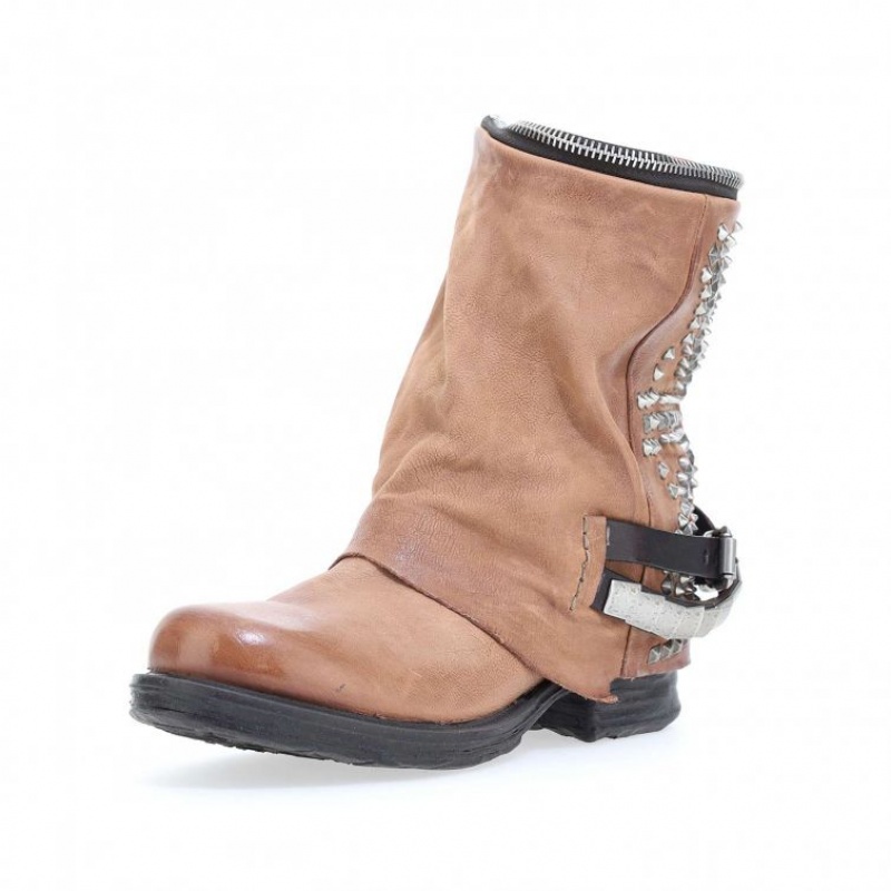 A.S.98 Saintec 259216 Ženske Ankle boots Kaki Boja | HR-84693-OKMW