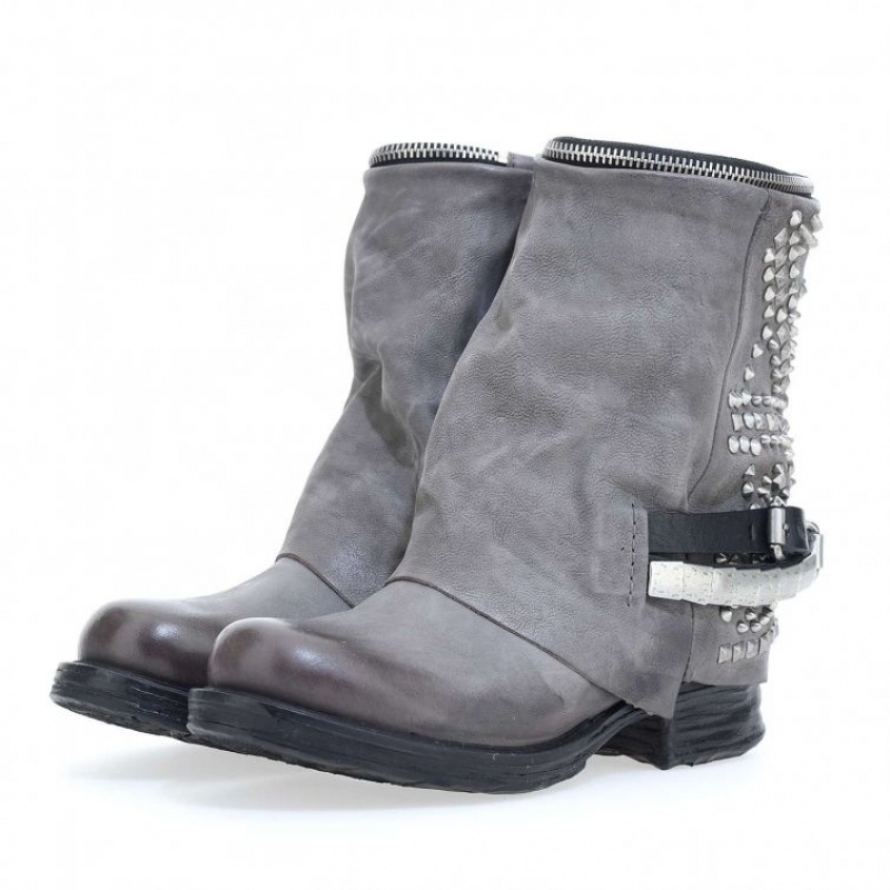 A.S.98 Saintec 259216 Ženske Ankle boots Sive | HR-96214-YDOG