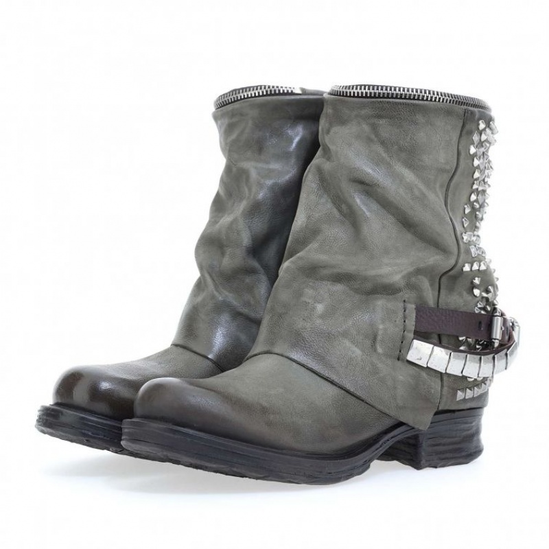 A.S.98 Saintec 259216 Ženske Ankle boots Tamno Zelene | HR-53796-OXDS