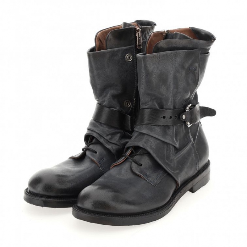 A.S.98 Samurai 347226 Muške Ankle boots Tamnoplave | HR-76315-UICX