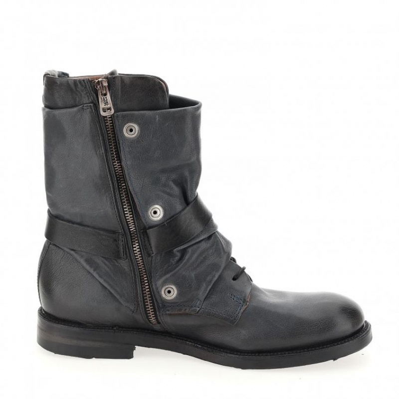 A.S.98 Samurai 347226 Muške Ankle boots Tamnoplave | HR-76315-UICX