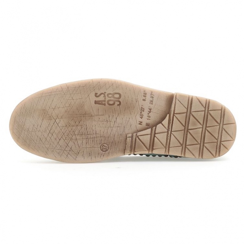 A.S.98 Tami Ženske flat shoes Zelene | HR-37541-XCSP