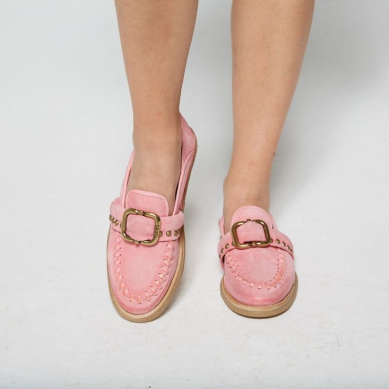 A.S.98 Tamika Ženske flat shoes Roze | HR-39402-FAZU