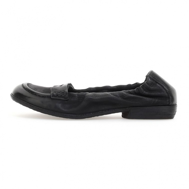 A.S.98 Zavia Ženske flat shoes Crne | HR-69450-NEPH