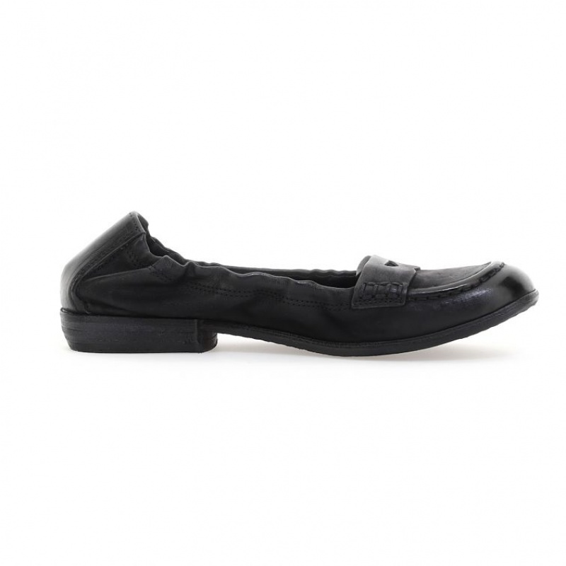 A.S.98 Zavia Ženske flat shoes Crne | HR-69450-NEPH